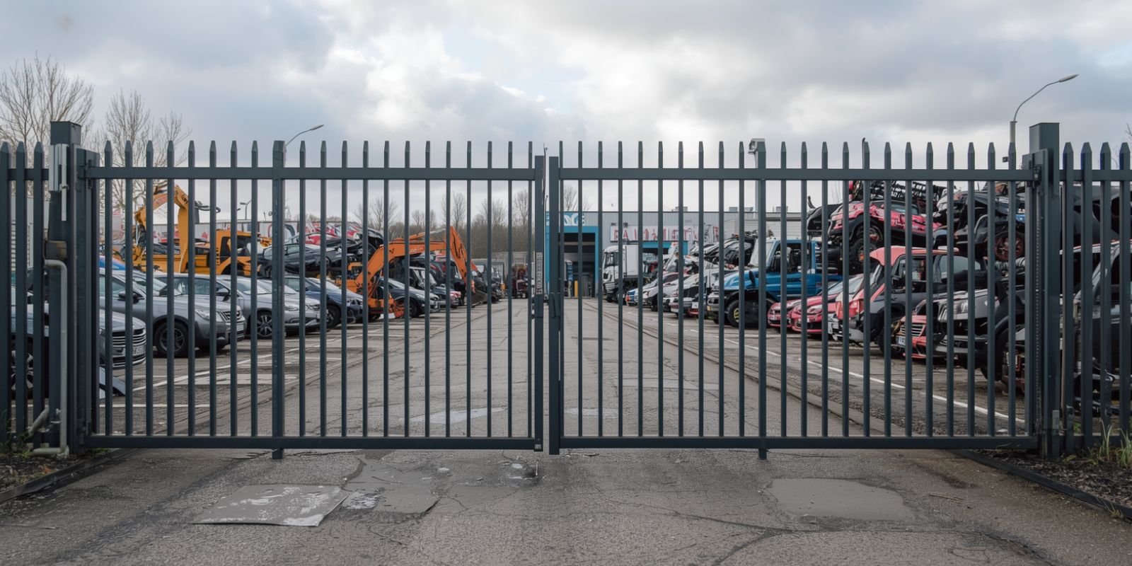 Plac złomowania aut w Zabrzu z nowoczesną bramą aluminiową – bramy w Brzesku